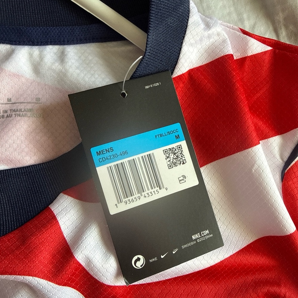 Men's Nike Christian Pulisic #10 USMNT 2026 Stadium Home Jersey Sz M - NWT RARE - Picture 5 of 6